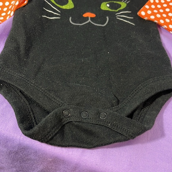 5 for $10 💜 0-3 month Halloween cat outfit - Picture 5 of 5